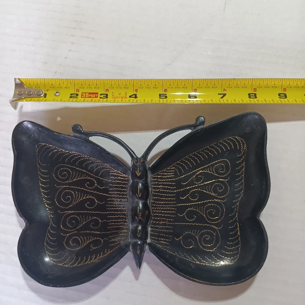 Black Butterfly Decorative Plate 5